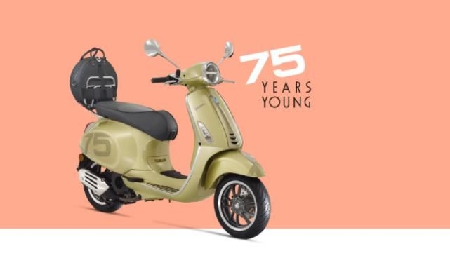 Piaggio celebrates 75th anniversary by launching Limited Edition Vespa scooters news