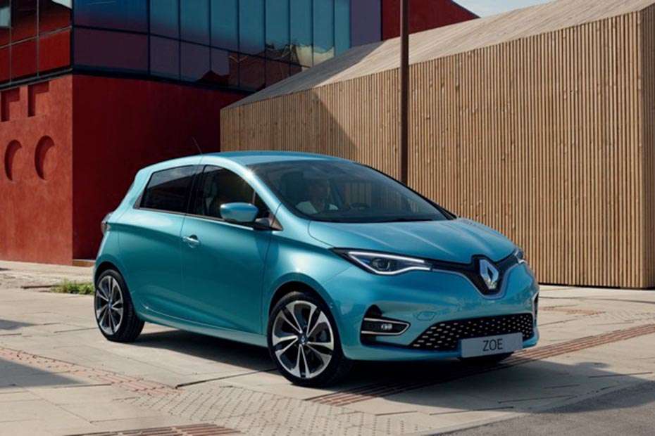 Renault Zoe Right Side Front View Renault Zoe Right Side Front View