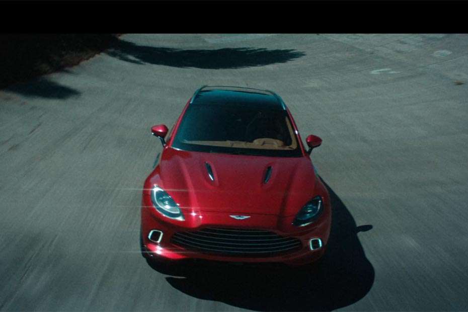 Aston Martin DBX top view Aston Martin DBX top view