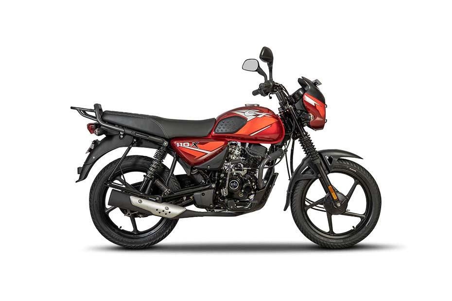 Bajaj CT110 - Red With Bright Red