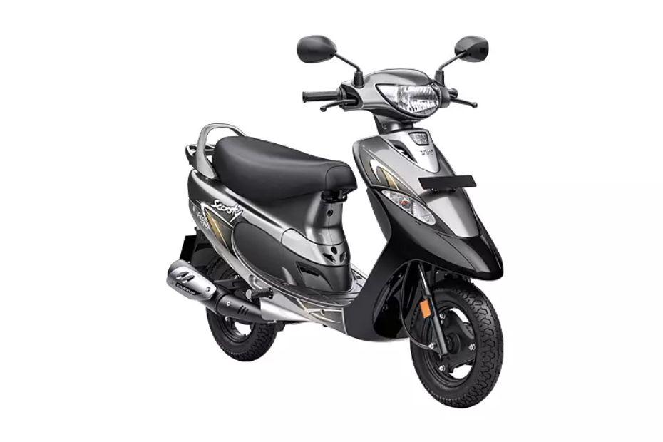 TVS Scooty Pep Plus - Frosted black