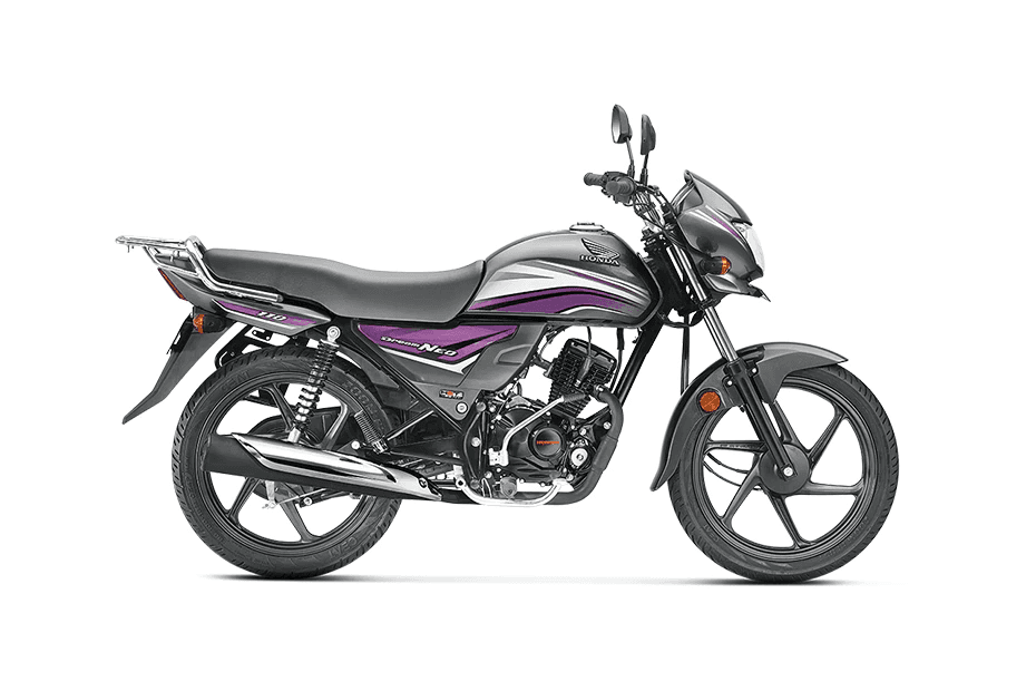 Honda Dream Neo - Black With Violet Stripes