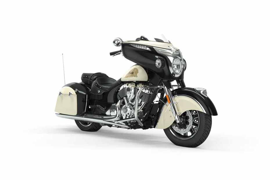 Indian Chieftain Classic - Thunder Black Over Ivory Cream