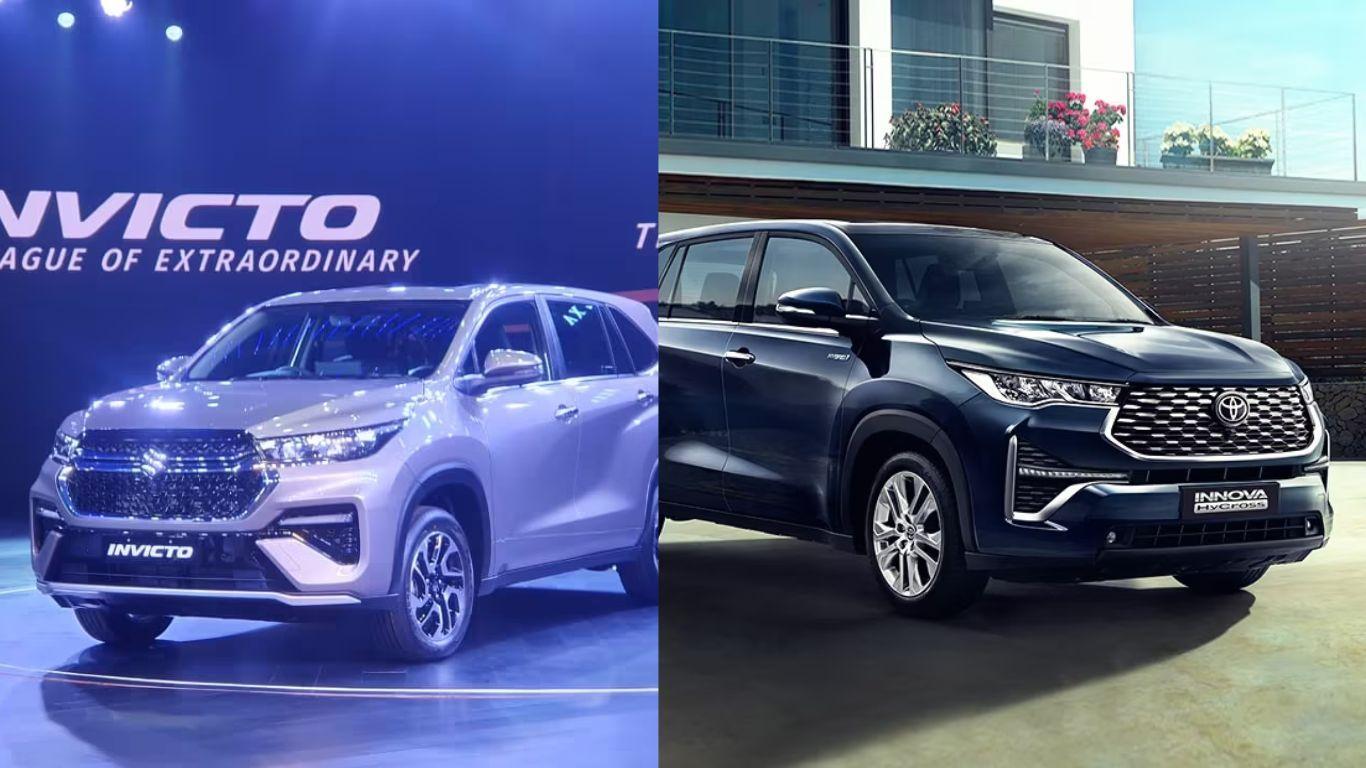 How is the new Maruti Invicto compared to Toyota Innova Hycross?