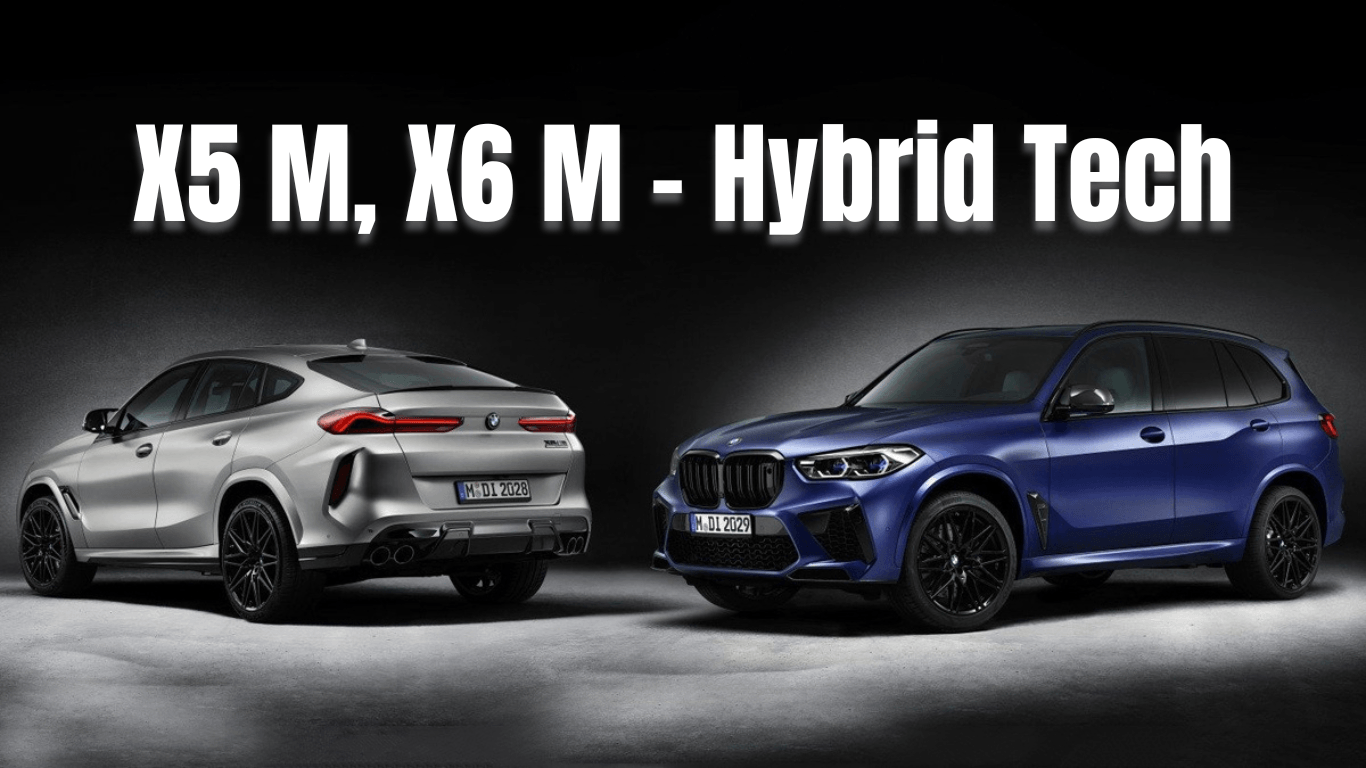 BMW X5 M Competition, X6 M Competition: Hybrid powertrain news