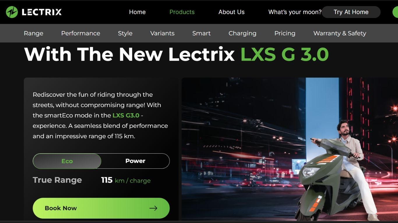 Lectrix EV's Electric Scooters getting popular in the Indian market news