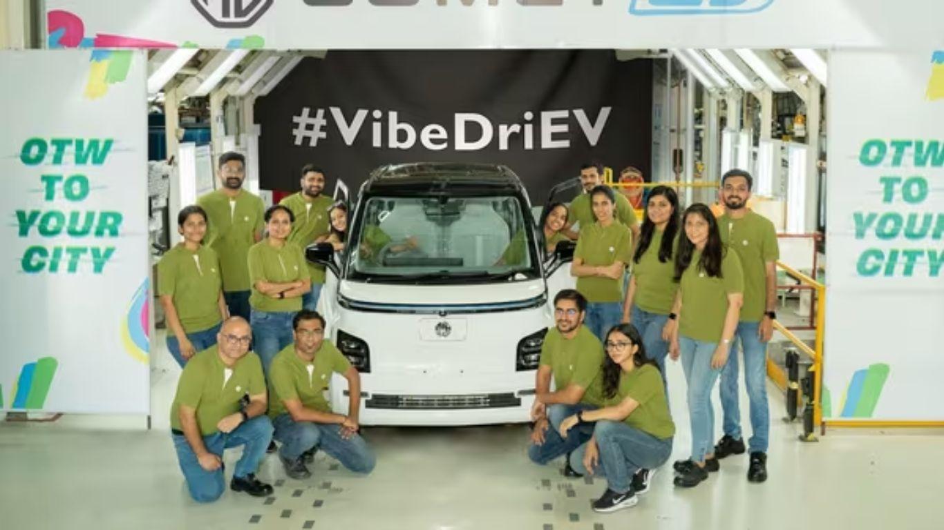 MG Motor joins the EV race in India with the production of Comet EV