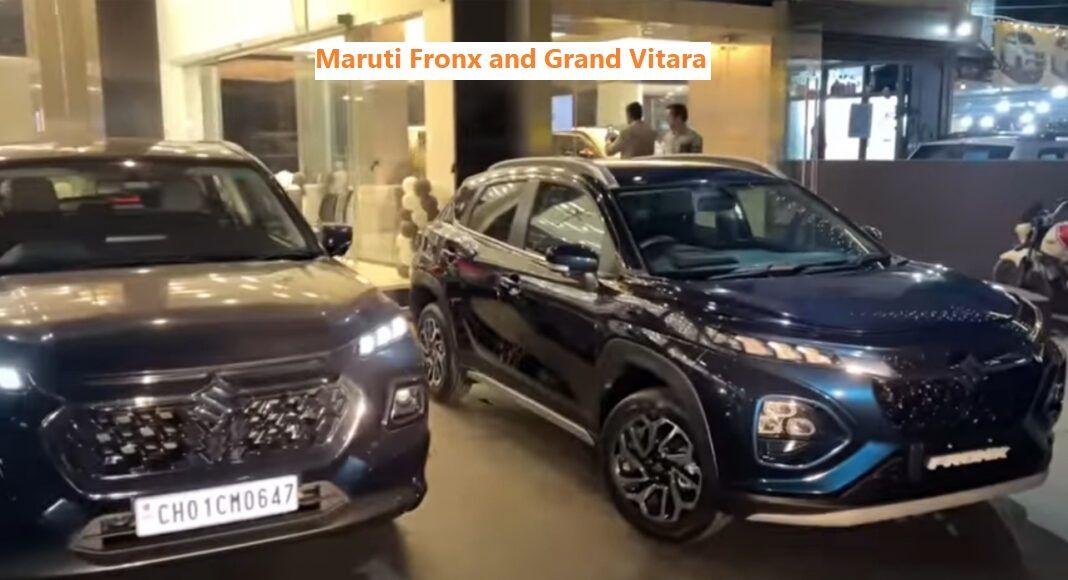 Maruti Fronx and Grand Vitara: A Match Made in Car Heaven Spotted Together