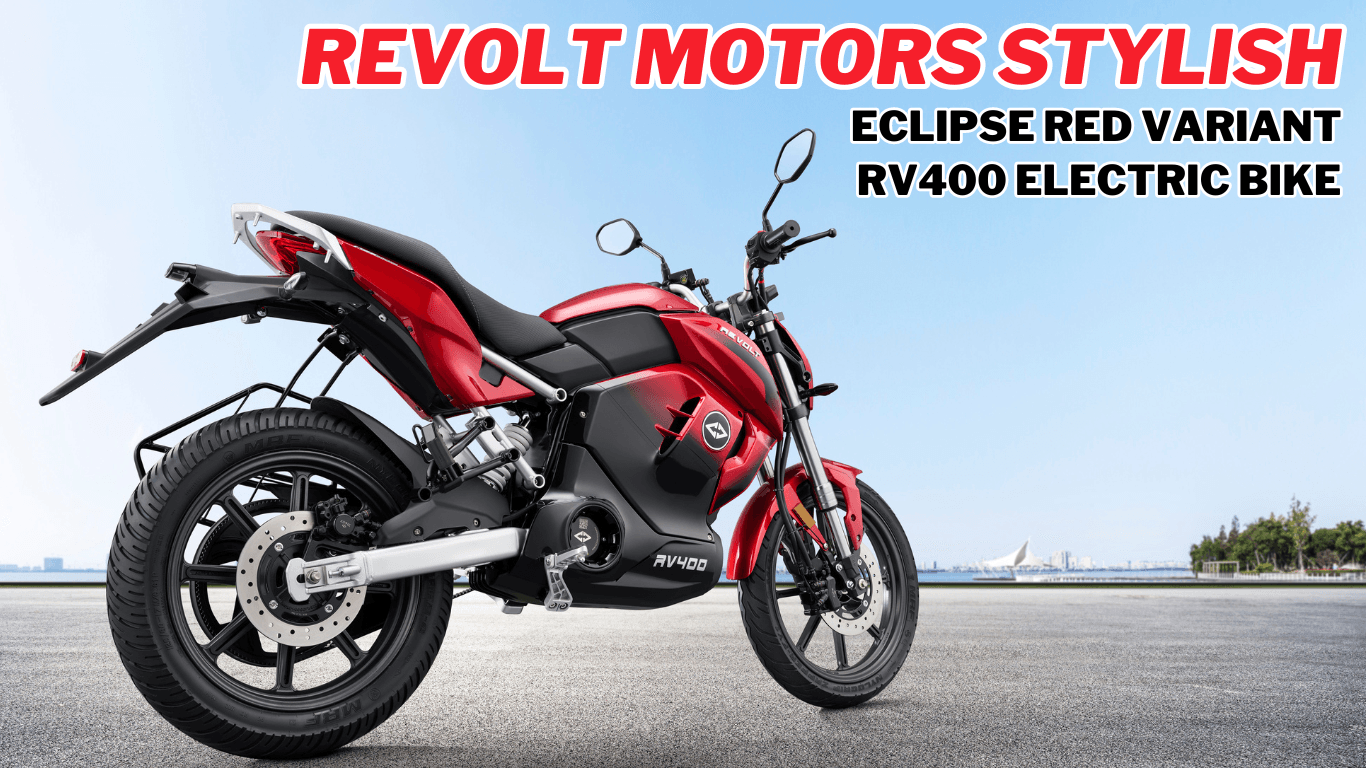 Revolt Motors Introduces Stylish Eclipse Red Variant for RV400 Electric Bike news