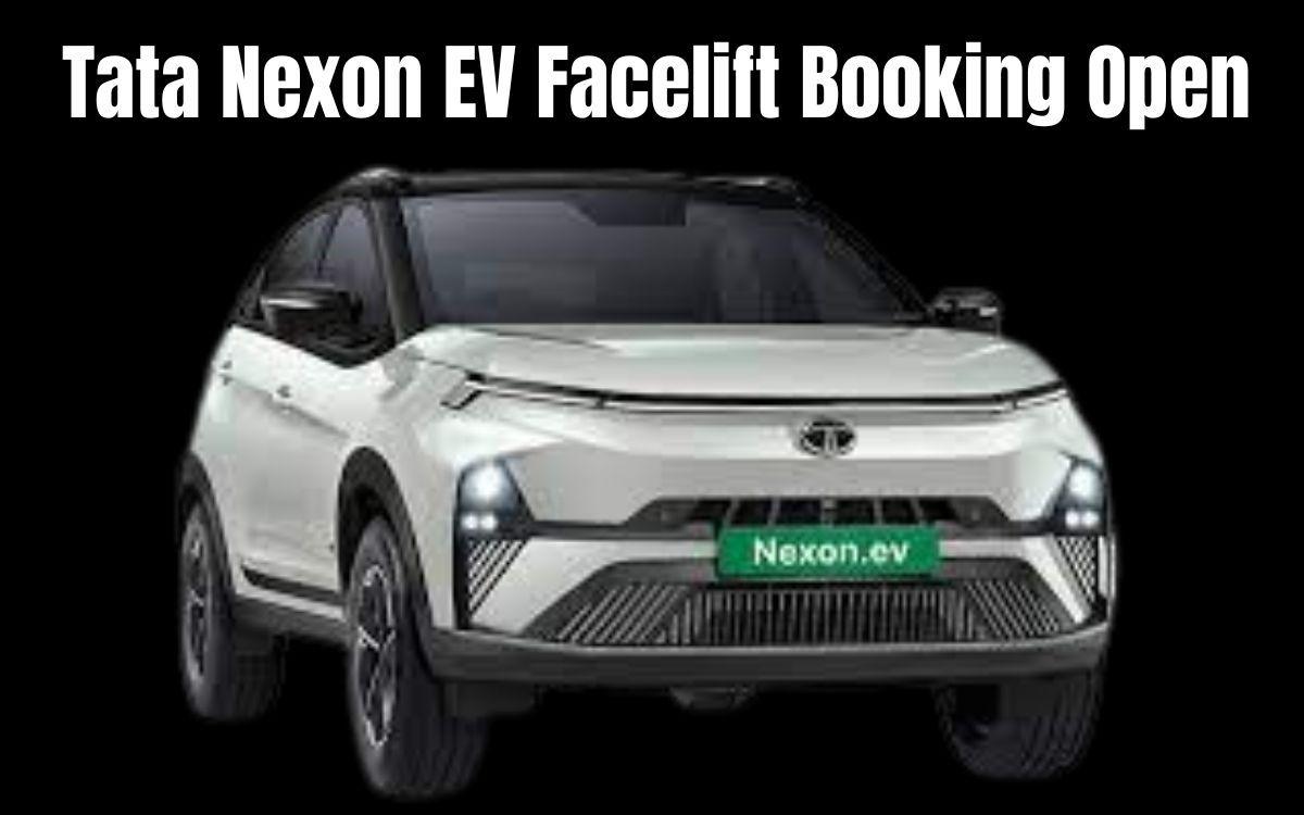 2023 Tata Nexon EV facelift bookings open