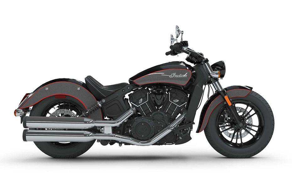 Indian Scout Sixty - Thunder Black Over Metallic With Fireball Pinstripe