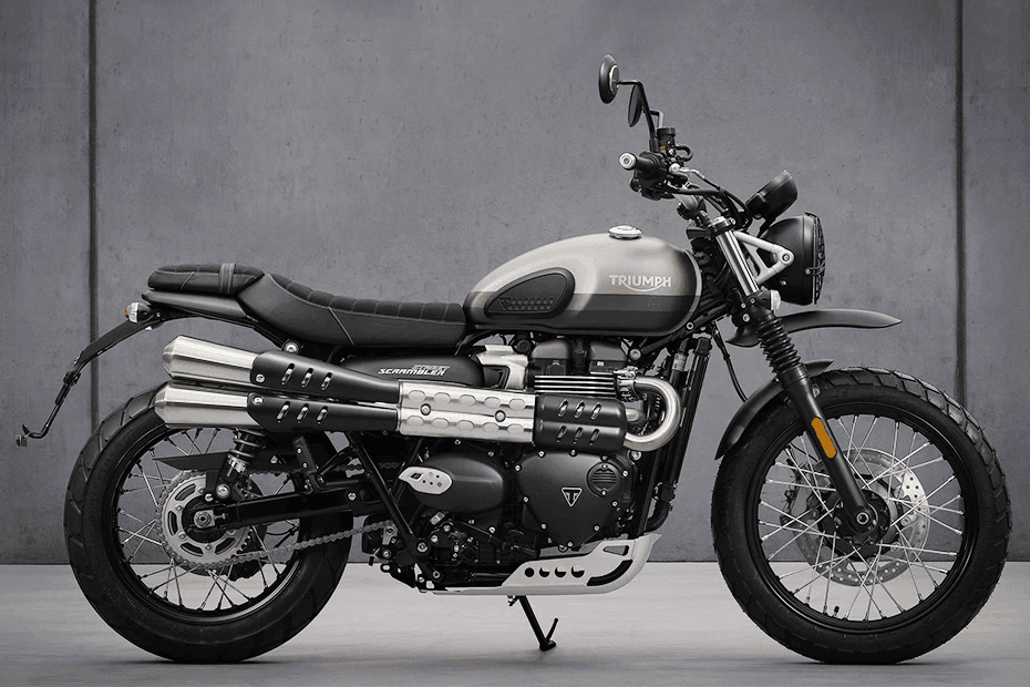 Triumph scrambler 900 right side view Triumph scrambler 900 right side view