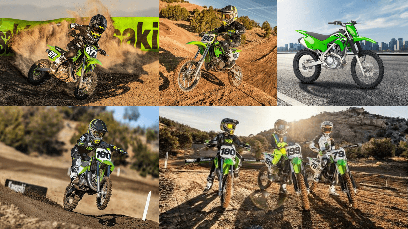 Check out the Key features of Kawasaki KX65, KX112, and KLX230R, 