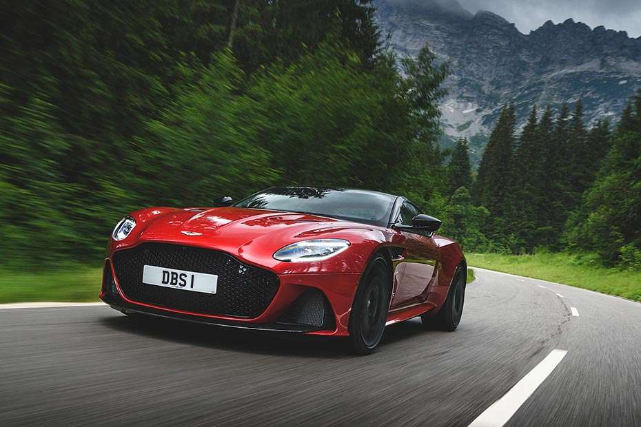 Aston Martin DBS Superleggera Left Side Front View Aston Martin DBS Superleggera Left Side Front View