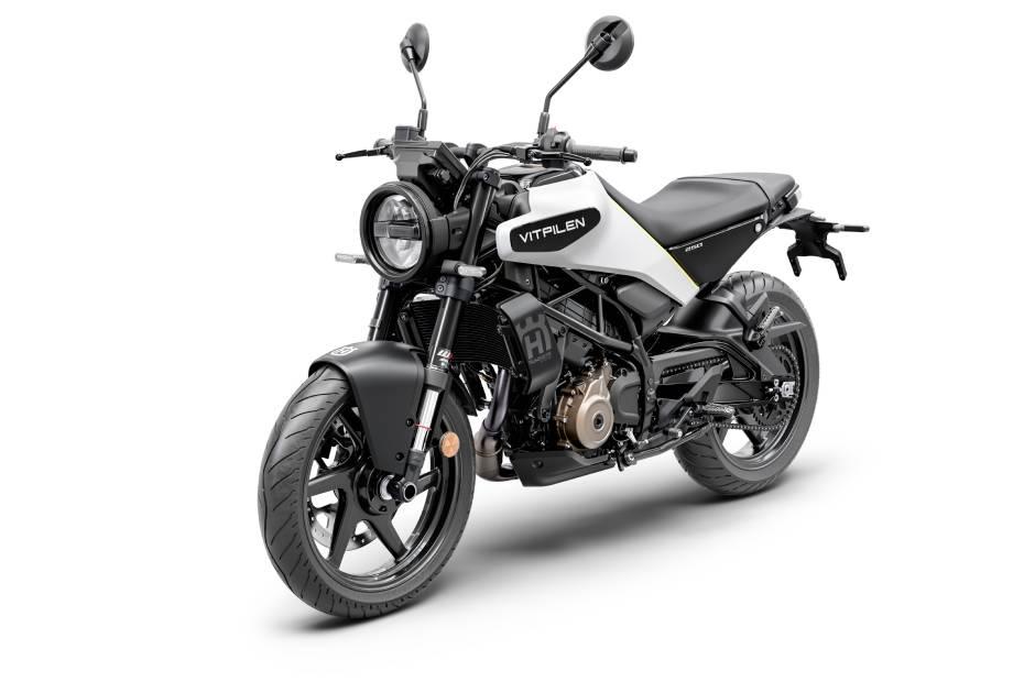 Husqvarna vitpilen 250 left front three quarter Husqvarna vitpilen 250 left front three quarter