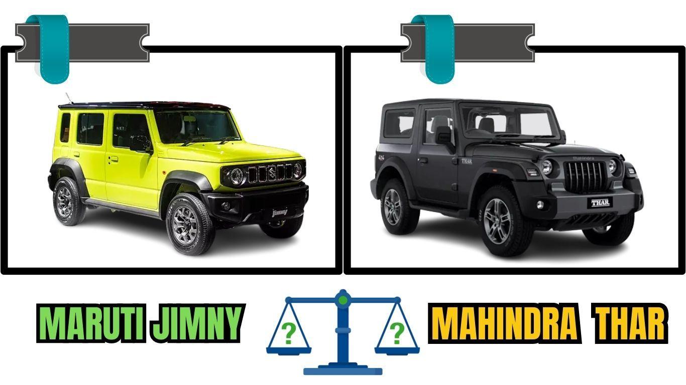 Can the Maruti Jimny Surpass the Mahindra Thar's Off-Roading Dominance?