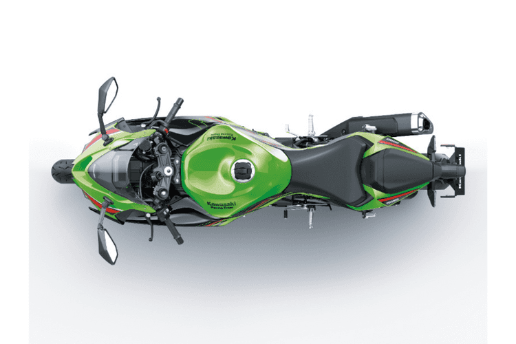 Kawasaki ninja zx-6r Top view Kawasaki ninja zx-6r Top view