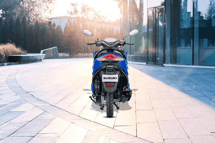 Suzuki Burgman Rear View Suzuki Burgman Rear View