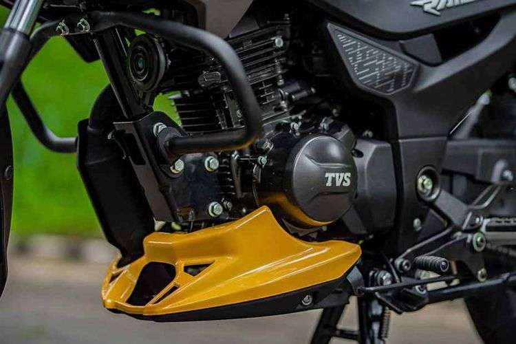 TVS Raider Engine View TVS Raider Engine View