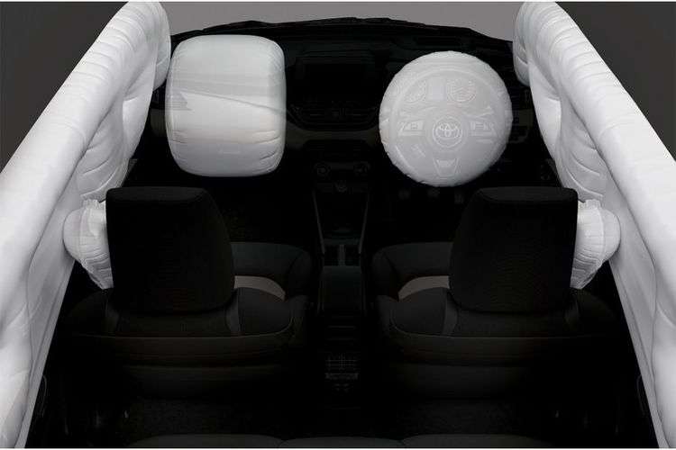 6 airbags including front, passenger, side and front. 6 airbags including front, passenger, side and front.