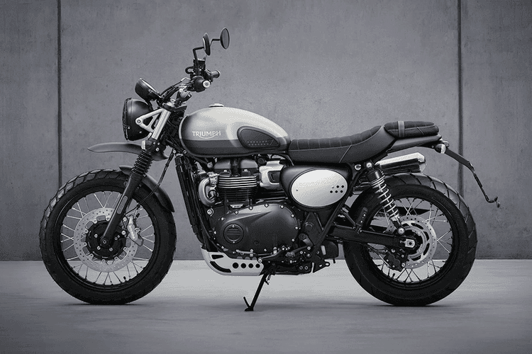 Triumph Scrambler 900 Left Side View Triumph Scrambler 900 Left Side View