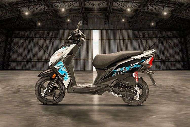 Honda Dio Left Side View Honda Dio Left Side View