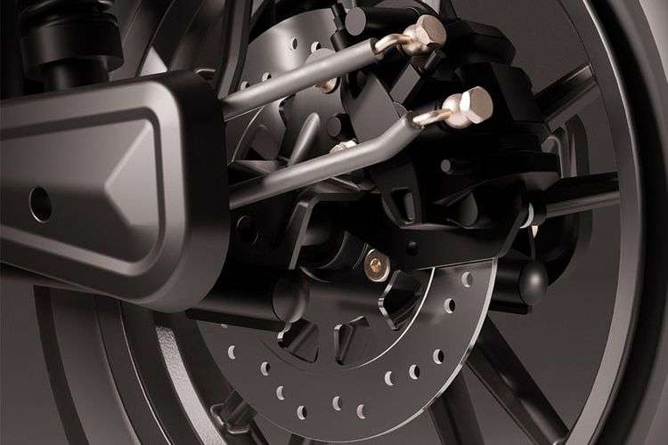 BNC Motors Challenger Front Brake View BNC Motors Challenger Front Brake View