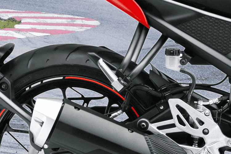 Yamaha R15S Exhaust View Yamaha R15S Exhaust View