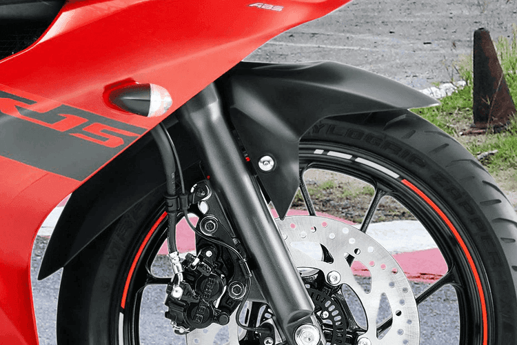 Yamaha R15S Front Suspension View Yamaha R15S Front Suspension View