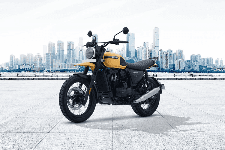 Yezdi Scrambler Left Front Three Quarter Yezdi Scrambler Left Front Three Quarter