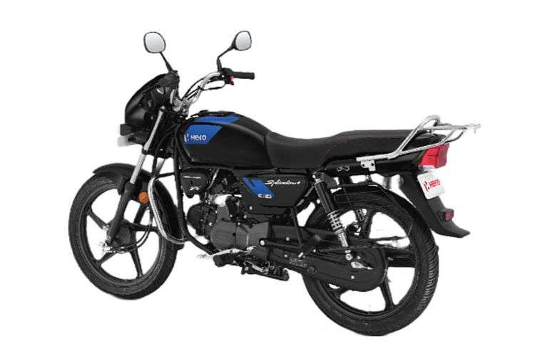 Hero Splendor Plus XTEC Left Rear Side View Hero Splendor Plus XTEC Left Rear Side View