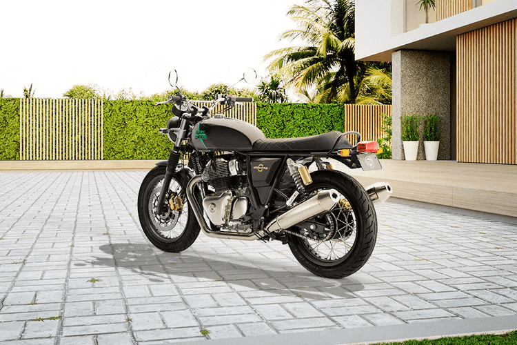 Royal Enfield Interceptor 650 Rear Left Three Quarter Royal Enfield Interceptor 650 Rear Left Three Quarter