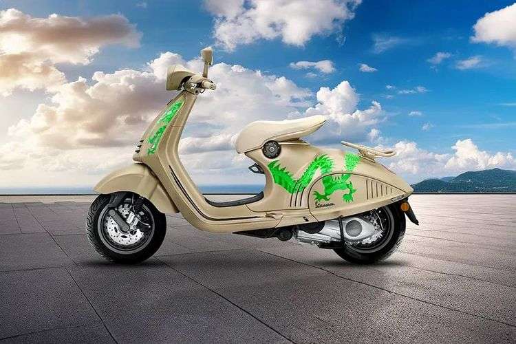 Vespa 946 Dragon Left Side View Vespa 946 Dragon Left Side View