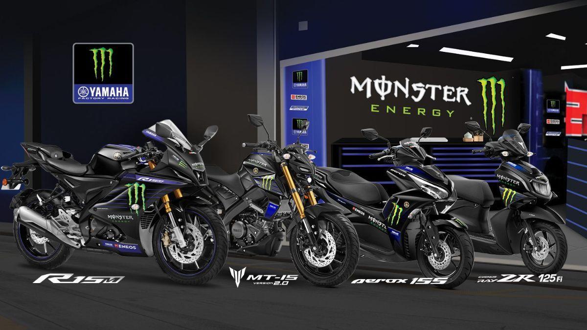 Yamaha MotoGP Monster Energy Edition Two-Wheeler Series Launched