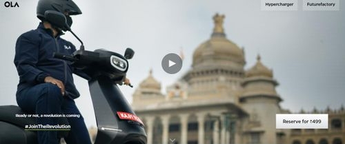 Ola Electric Scooter available for booking at Rs 499