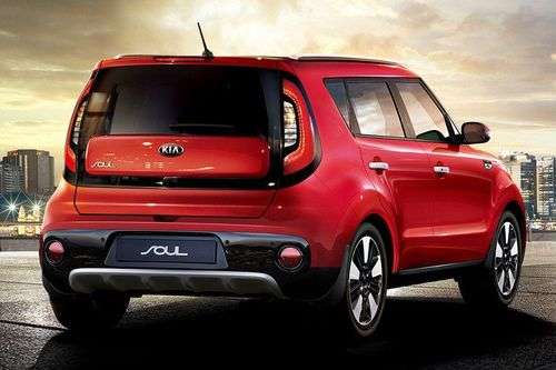 Kia Soul Right Side Rear View Kia Soul Right Side Rear View