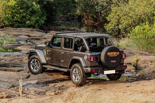 Jeep Wrangler Left Side Rear View Jeep Wrangler Left Side Rear View