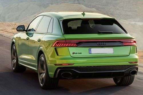Audi RS Q8 Left Side Rear View Audi RS Q8 Left Side Rear View