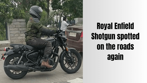 Royal Enfield's much-awaited Shotgun 650cc caught on camera during testing phase