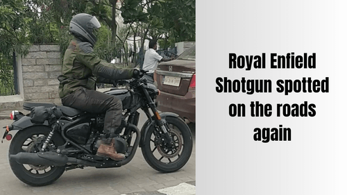 Royal Enfield की बहुप्रतीक्षित Shotgun 650cc टेस्टिंग फेज के दौरान कैमरे में कैद हुई Royal Enfield की बहुप्रतीक्षित Shotgun 650cc टेस्टिंग फेज के दौरान कैमरे में कैद हुई