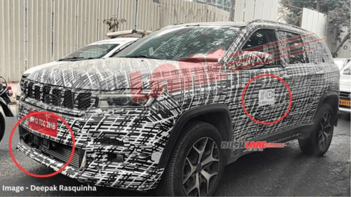 2024 Jeep Meridian Spotted For 1st Time in India, Gets Bosch ADAS