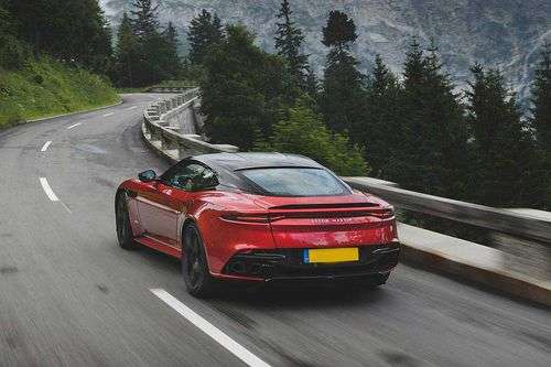 Aston Martin DBS Superleggera Left Side Rear View Aston Martin DBS Superleggera Left Side Rear View