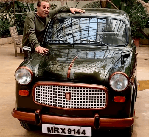 Veteran Actor Dharmendra Shows His First Car, bought in 1960, On Instagram