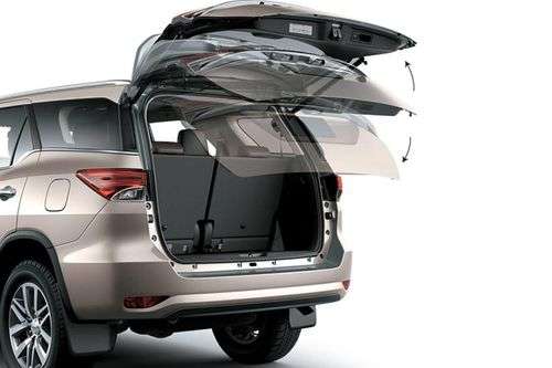 Toyota Fortuner Boot Space (Open) Toyota Fortuner Boot Space (Open)