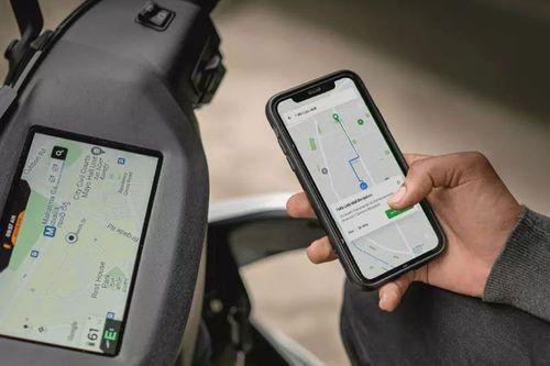 Push loctaion to your scooter for easy navigation