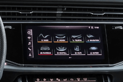 Audi Q8 Infotainment System Main Menu Image