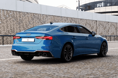 Audi S5 Sportback Right Side Rear View Audi S5 Sportback Right Side Rear View