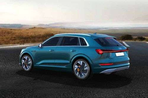 Audi E-tron Left Side Rear View Audi E-tron Left Side Rear View