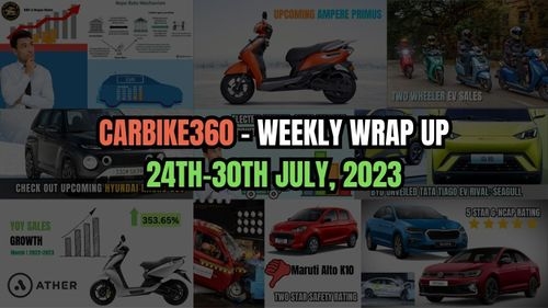 CarBike360 Weekly Wrap-Up | That Mattered This Week (24th-30th July): Maruti, Tesla Recalls, Exeter waiting period, etc CarBike360 Weekly Wrap-Up | That Mattered This Week (24th-30th July): Maruti, Tesla Recalls, Exeter waiting period, etc