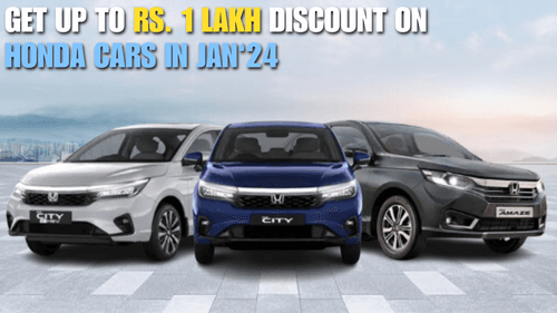 Discounts of upto Rs 1 lakh on Honda City, City e:HEV, & Amaze Models